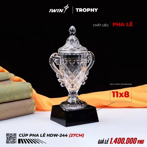 Cúp pha lê iWin HDW-244